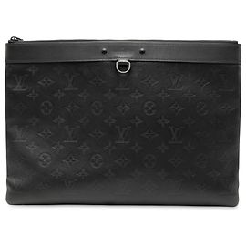 Pochette Discovery Monogram Shadow Noire Louis Vuitton Noir