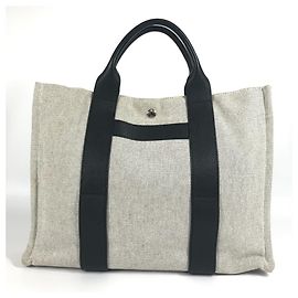 Bolsa Tote Arne MM da Hermès Marrom Preto