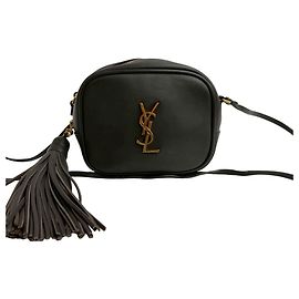 Borsa a spalla mini in pelle marrone Yves Saint Laurent Marrone