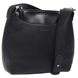 Borsa a Spalla Vintage Loewe in Pelle Nero