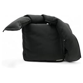 Jacquemus-NEW JACQUEMUS LE CUSCINU MESSENGER BAG BLACK CANVAS SHOULDER PURSE-Black