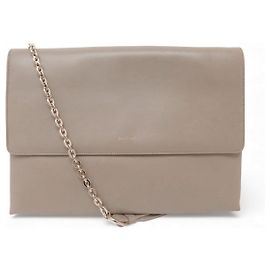BOLSA DE OMBRO LANVIN SUGAR MM CW-BGRS00-LILE-A18 COURO TAUPE Taupe