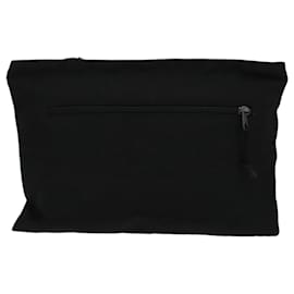 Balenciaga-Pochete de lona com logo Balenciaga-Preto
