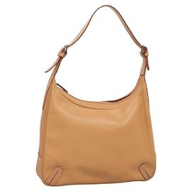 Bolsa de Ombro de Couro Burberry Bege
