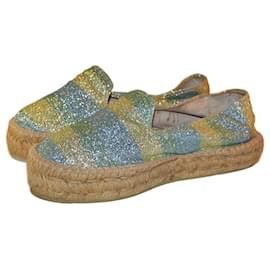 Manebi patterned espadrilles cloth size 38 Multiple colors
