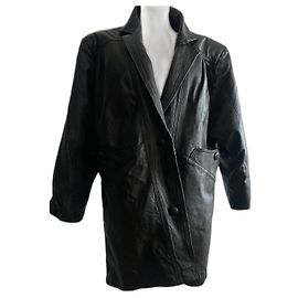 Yves Saint Laurent Leather jacket Black