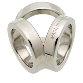 Hermès-Anneau de foulard mini trio Twilly Hermès-Argenté