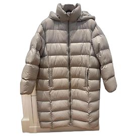 Massimo Dutti Giacca lunga in piuma Grigio