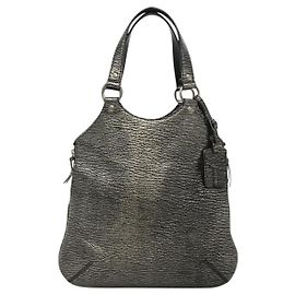 Bolsa Tribute de couro grande Saint Laurent Prata
