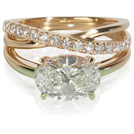 Autre Marque-2.28 ctw Yellow Gold Lab-Grown Diamond Ring-Other