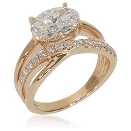 Autre Marque-2.28 ctw Yellow Gold Lab-Grown Diamond Ring-Other
