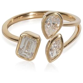 Autre Marque-1.27 ctw Yellow Gold Lab-Grown Diamond Ring-Other
