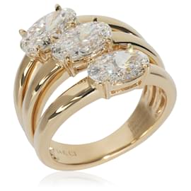Autre Marque-3.3 ctw Yellow Gold Lab-Grown Diamond Ring-Other