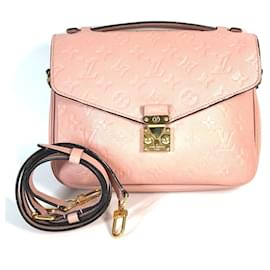 Louis Vuitton-Louis Vuitton Monogram Empreinte Pochette Metis MM-Pink