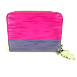 Louis Vuitton-Louis Vuitton Epi Leather Zippy Coin Purse-Pink