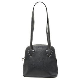 Borsa a spalla in pelle nera LOEWE Nero