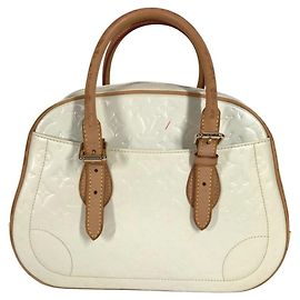 Bolso tote Summit Drive en Monogram Vernis de Louis Vuitton Blanco