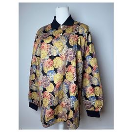 Autre Marque Vintage Multicolor Herrenhemd Kansai Yamamoto L Mehrfarben