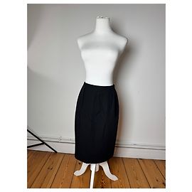 Gonna Midi Vintage Dior Nera M Nero