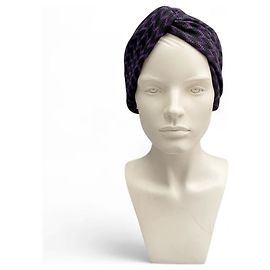 Missoni zig zag pattern headband in black and purple NEW Black Purple