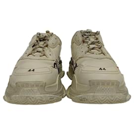 Balenciaga-Tênis Balenciaga Triple S DIY em poliéster branco-Cinza