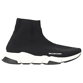 Balenciaga-Tênis Speed Balenciaga em poliéster preto-Preto