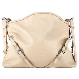 Givenchy Medium Voyou Shoulder Bag in Cream Calf Leather White Cream