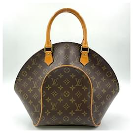 Louis Vuitton-Louis Vuitton Ellipse MM Monogram Handbag-Brown