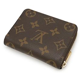 Louis Vuitton-Louis Vuitton Monogram Zippy Coin Purse-Brown