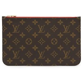 Pochette Neverfull Monogram Louis Vuitton Rosso
