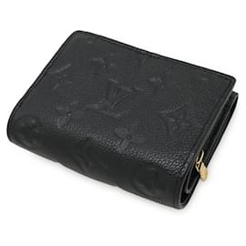 Louis Vuitton-Louis Vuitton Pochette Metis Monogram Empreinte Compact Wallet-Black