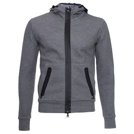 Cárdigan gris con capucha Woolrich Gris