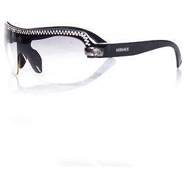 Óculos de sol vintage Versace com gradiente Preto