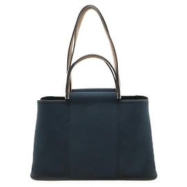 Bolsa 2 em 1 em couro Toile Officier Cabag Elan PM da Hermès Preto