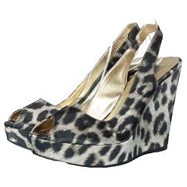 Stella Mc Cartney Wedges imprimés léopard Stella McCartney Gris