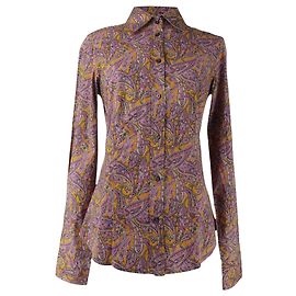 Camicia in cotone stampata colorata Etro Multicolore