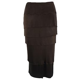 Jupe Vintage Marron Yves Saint Laurent Marron