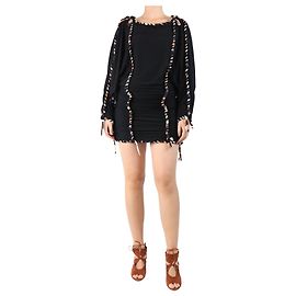 Isabel Marant Schwarzes Zina-Minikleid - Größe UK 8 Schwarz