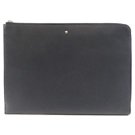 Montblanc Leather Bag Blue