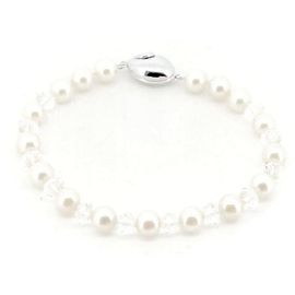 Pulseira de Pérolas VARIÉ SV925 da Tasaki Prata Metálico