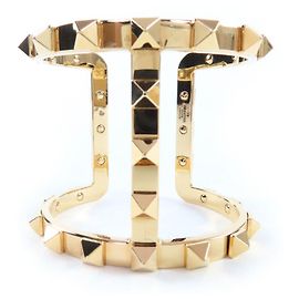 Bracciale Rockstud Valentino Garavani D'oro Metallico