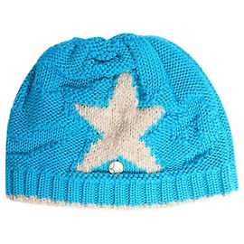 Autre Marque Blauer Stern-Beanie Blau