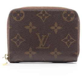 Louis Vuitton-Louis Vuitton Zippy Coin Purse Monogram Coin Case-Brown