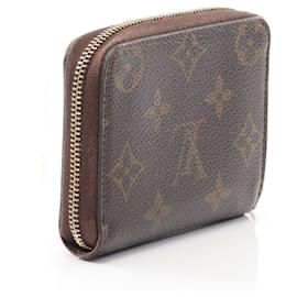 Louis Vuitton-Louis Vuitton Zippy Coin Purse Monogram Coin Case-Brown
