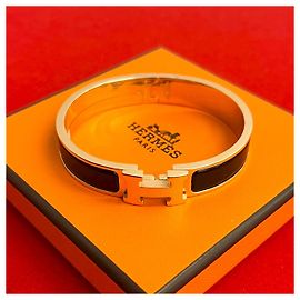 Hermès Hermes Click H Bracelet Size 17 Black