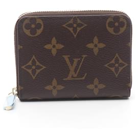 Louis Vuitton-Louis Vuitton Zippy Coin Purse Monogram Coin Case-Metallic,Bronze