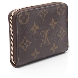 Louis Vuitton-Louis Vuitton Zippy Coin Purse Monogram Coin Case-Metallic,Bronze