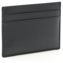 Balenciaga-Porta-cartões de couro MONACO da Balenciaga-Preto