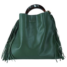 Bolso Tote Venice Verde con Asa Superior Marni Verde