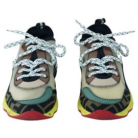 Baskets Patchwork FF Multicolores Freedom de Fendi Multicolore